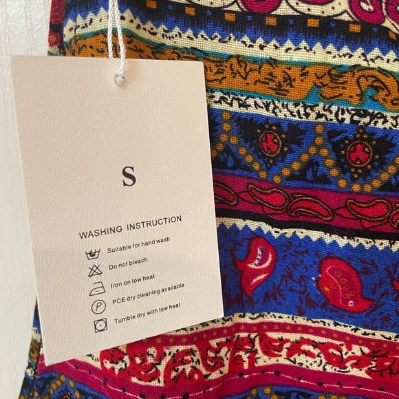 Colorful Patterned Overalls - Picture 4 of 4